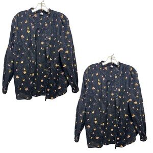 Forever 21 Black Floral Skirt